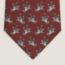 Sur les Toits d'Hermès tie 7&nbsp;cm, rouge foncé/bleu azur/gris
