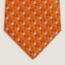 Krawatte Twillbi Taille-Crayon, orange/ciel/potiron