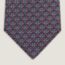 Corbata Mors Luck, bleu marine/rouge/gris clair