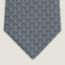 Corbata Mors Luck, gris foncé/bleu marine/bleu ciel