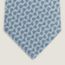 Glenan Zig Zag tie, bleu ciel/denim