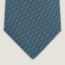 Au Fil des Maillons tie, denim/ciel