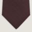 Au Fil des Maillons tie, bleu nuit/rouge