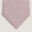 Au Fil des Maillons tie, guimauve/blanc