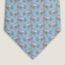 Free Jump tie, ciel/blanc/orange