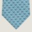 H Cheval tie, ciel/bleu moyen/blanc