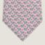 H Cheval tie, rose/bleu moyen/ciel