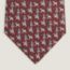 Cheval de Neige tie, bordeaux/gris clair/anthracite