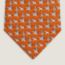 Cheval de Neige tie, orange/blanc/anthracite