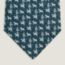 Cheval de Neige tie, bleu canard/bleu ciel/turquoise