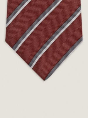 Gravata Rayures Chevrons 7&nbsp;cm
