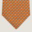 Whale tie, orange/gris/bleu moyen