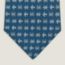 Cravate Maillon Nageur, marine/ciel/gris