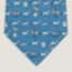 Cravate Cheval Sous Toutes Ses Formes, denim/ciel/orange