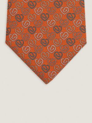 orange brûlé/blanc/denim