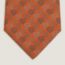 Horse in Love tie, orange brûlé/blanc/denim