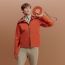 Hardshell Jumping water-resistant jacket, feu