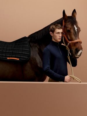 Mantilla para silla de montar mixta Hermès Derby&nbsp;II, Vista: Ver artículo puesto, worn, vista 2 de 3