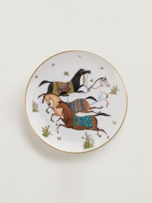 Cheval d'Orient dessert plate | Hermès Canada