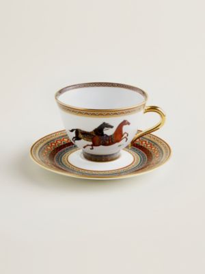 Cheval d’Orient tea cup and saucer n°1