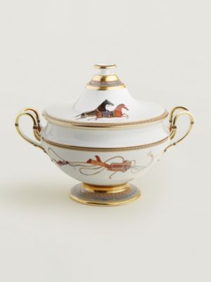 Suppenschüssel Cheval d'Orient, Ansicht: Vorderansicht, front, Ansicht 3 von 3