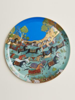 Cheval d’Orient round platter n°2, large model