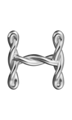 H Torsade, Metallic finish Silver