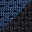 H Striee belt buckle & Sprint band 32&nbsp;mm, noir/bleu indigo, no stock