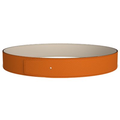 Customizable reversible leather strap 38&nbsp;mm