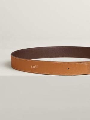 Customizable reversible leather strap 38&nbsp;mm