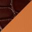 Script belt buckle & Reversible leather strap 38&nbsp;mm, Havane