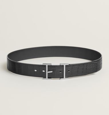 ベルトバックル 《Hジャンピング》 & レザーベルト 38 mm | Hermès