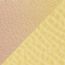 Fusion leather strap 24&nbsp;mm, jaune poussin/jaune poussin/rose candeur