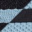 Tube H belt buckle & Team band 38&nbsp;mm, noir/bleu horizon