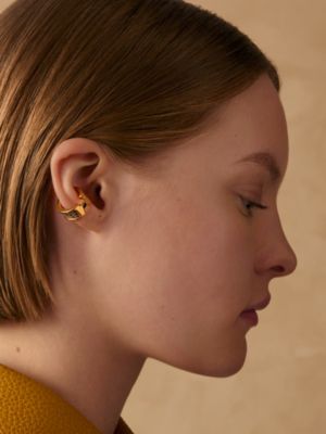Olympe ear cuff, small model, View: Worn, worn, view 2 of 3