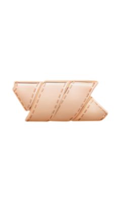 Ruban, Metallic finish Rose gold