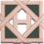 Fibbia da cintura H Roseraie & Pelle reversibile per cintura 24&nbsp;mm, H Roseraie, Finitura metallica Dorato rosa, non disponibile