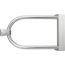 Ancre belt buckle & Reversible leather strap 32&nbsp;mm, Ecrin, Metallic finish Silver
