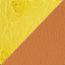 Lady Rider belt buckle & Reversible leather strap 24&nbsp;mm, jaune citron