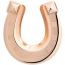 Maillon H belt buckle & Reversible leather strap 13&nbsp;mm, Lucky Jockette, Metallic finish Rose gold