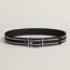 Ceinture réversible Half Cod Riviera 38, noir/écru/noir