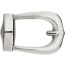 Royal belt buckle & Reversible leather strap 32&nbsp;mm, Bride d'Apparat, Metallic finish Silver