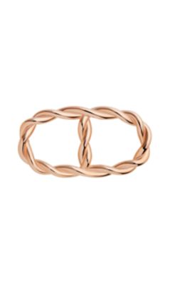 Maillon Torsade, Metallic finish Rose gold