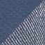 Boucle de ceinture Plein Cœur & Cuir de ceinture réversible 24&nbsp;mm, bleu indigo/blanc/bleu navy