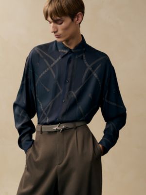 H Noue 벨트 버클 & 리버서블 가죽 스트랩 38mm, 보기: 이미지: 제품 착용 이미지, worn, 3개 중 3번째 보기