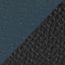 Reversible leather strap 32&nbsp;mm, bleu de Prusse/noir