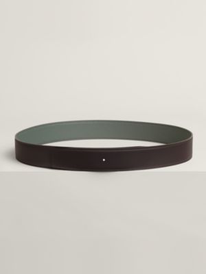 Reversible leather strap 38&nbsp;mm
