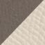 Reversible leather strap 38&nbsp;mm, gris étain/craie