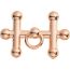 Galopin, Metallic finish Rose gold