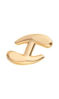 My H, Metallic finish Yellow gold